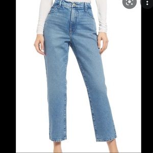 Vintage straight jean, high rise